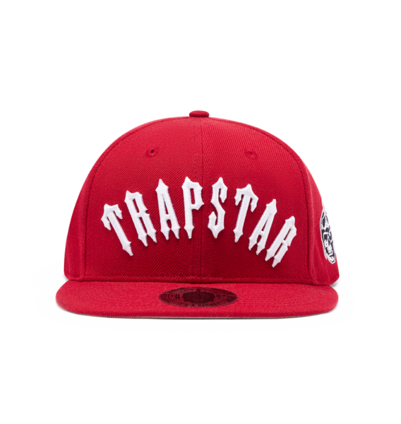 Trapstar London Irongate Arch Snapback - Red/White