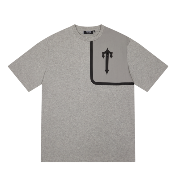 Trapstar London Irongate T Tech Zip T-Shirt - Grey